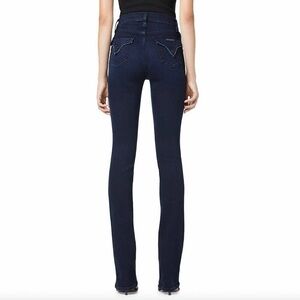 Hudson Beth Mid-Rise Baby Boot Baby Bootcut Jeans Dark Wash Size 27P